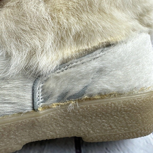 PAJAR OSCAR ITALIAN Sport Goat Hair Boots Ivory‎ WOMENS SZ US 6.5 EU 37 - Picture 8 of 16